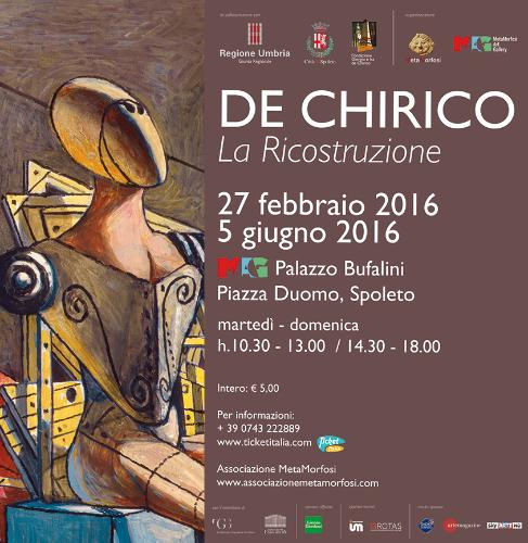 De Chirico. La ricostruzione - a Spoleto fino al 5 giugno